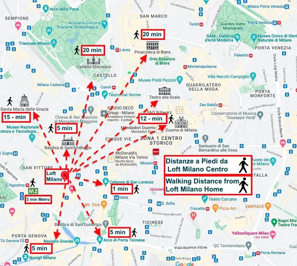 Milano Loft Centro, 10 Min From Duomo Apartment